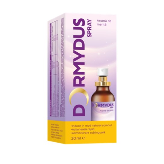Dormydus spray sublingual pentru somn, 20ml, Terapia
