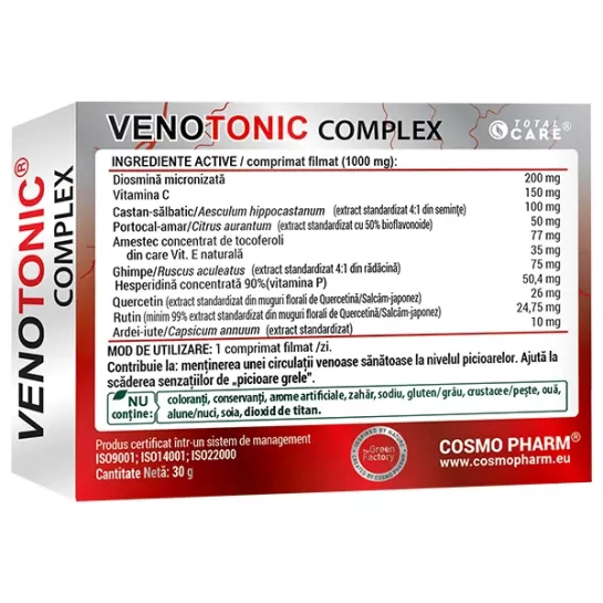 Venotonic complex 30 tablete, Cosmopharm