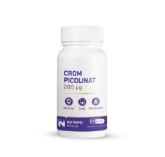 Crom picolinat, 200mcg, 60 capsule, Nutrific