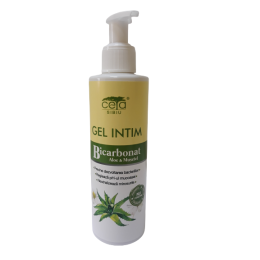 Gel intim cu bicarbonat, aloe, musetel cu pompita, 200ml, Ceta