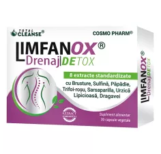 Limfanox Drenaj Detox, 750mg, 30 capsule, Cosmopharm