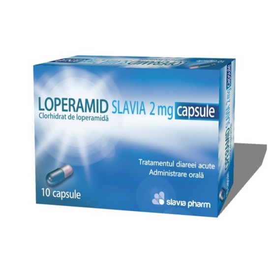 Loperamid Slavia, 2mg, 10 capsule, Slavia Pharm