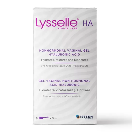 Lysselle HA gel vaginal non-hormonal 8 monodoze x 5ml