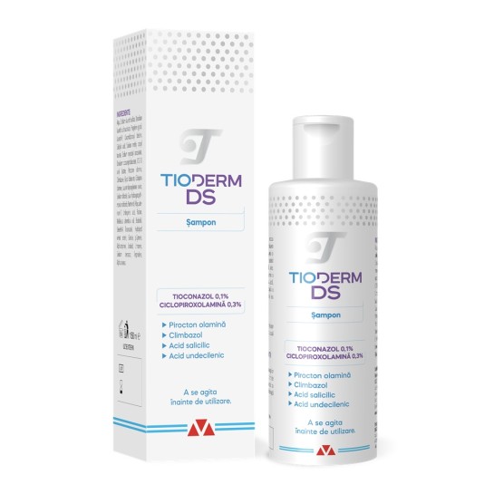 Tioderm  DS, sampon intensiv pentru dermatita seboreica, 150ml, Braderm