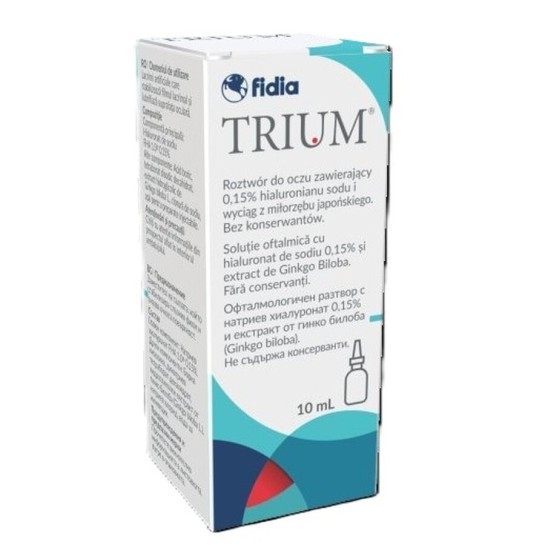 Trium solutie oftalmica 10ml Fidia