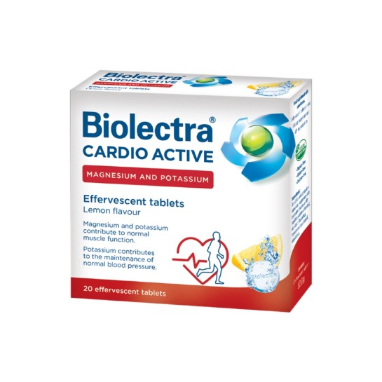 Biolectra Cardio Active, 20 tablete efervescente, Hermes Arzneimittel 