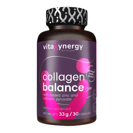 Collagen Balance+Zinc, 30 capsule, Vitaxynergy 