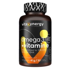 Omega-3 + Vitamina E forte, 30 capsule moi, Vitaxynergy