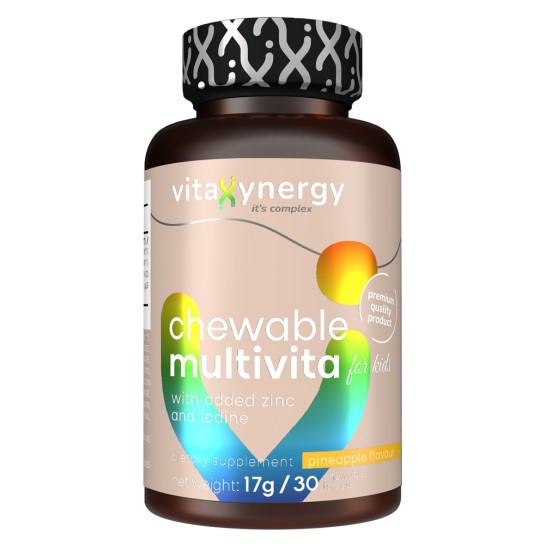 Multivita vitamine masticabile copii, 30 tablete, Vitaxyenergy