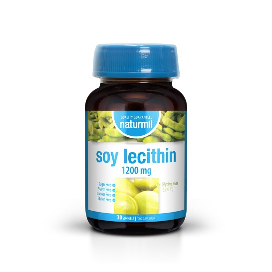 Soy Lecithin, 1200mg, 30 capsule, Naturmil