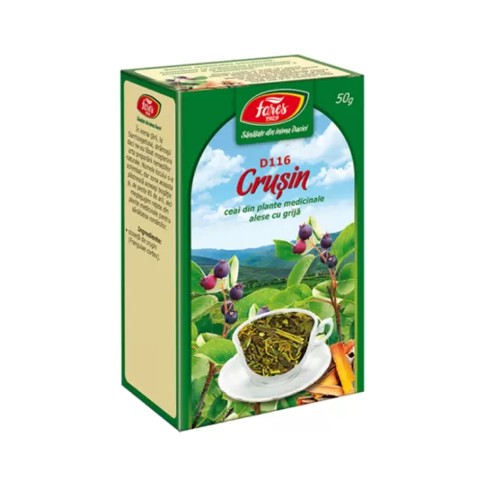 Ceai Crusin scoarta D116, 50g, Fares