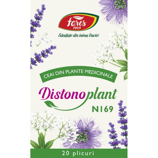 Ceai Distonoplant, N169, 20 plicuri, Fares