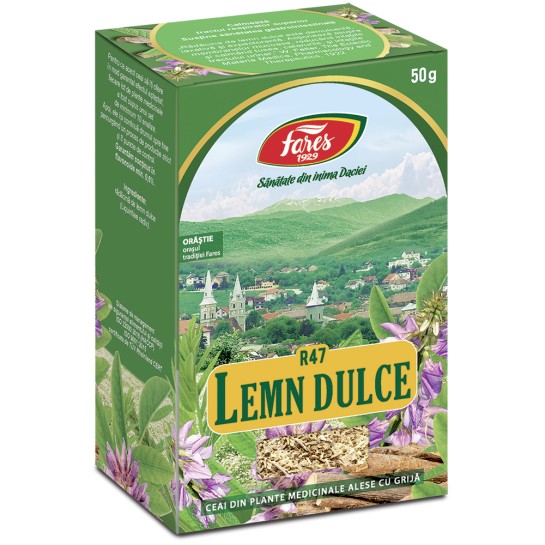 Ceai din radacina de Lemn Dulce R47, 50g, Fares 