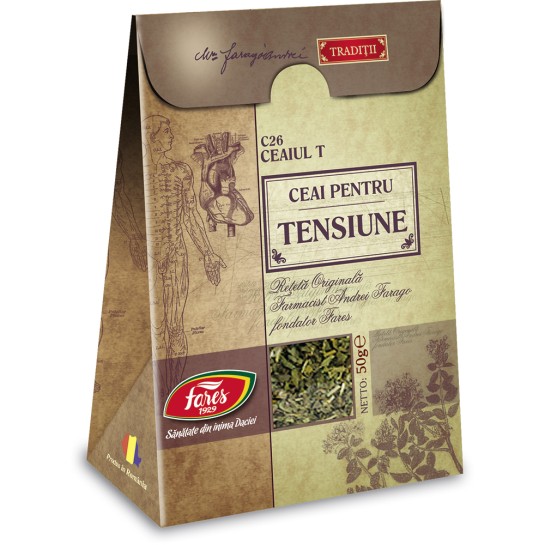 Ceaiul T Tensiune, C26, 50g, Fares