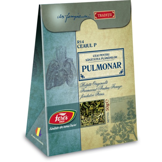 Ceaiul P Pulmonar, R14, 50g, Fares