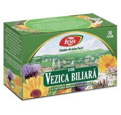 Ceai Vezica Biliara, D106, 20 plicuri, Fares