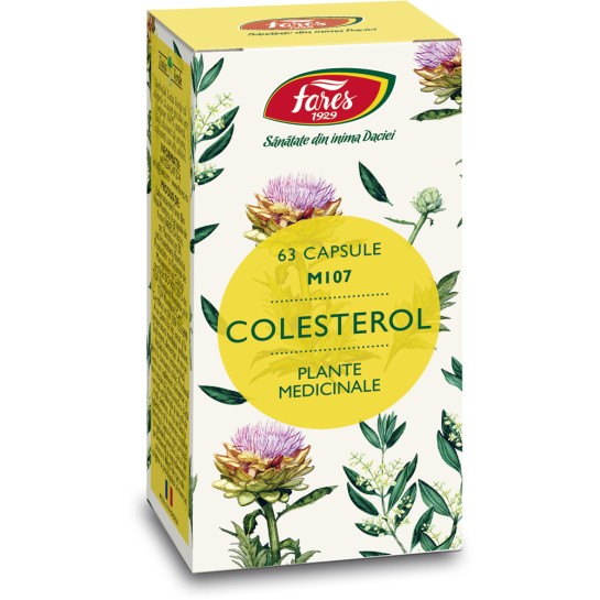 Colesterol M107, 63 capsule, Fares 