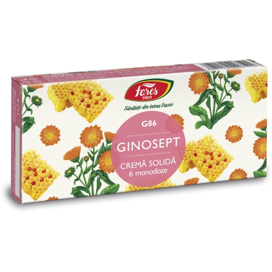 Ginosept crema solida, 6 monodoze, G86, Fares 