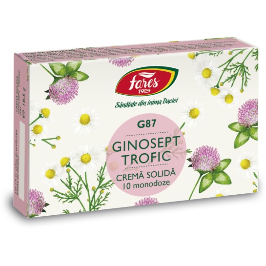 Ginosept Trofic, G87, crema solida, 10 monodoze, Fares 