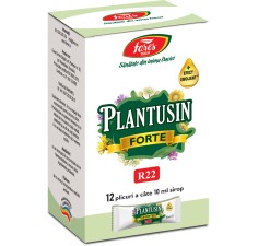 Plantusin Forte R22 sirop, 12 plicuri, Fares
