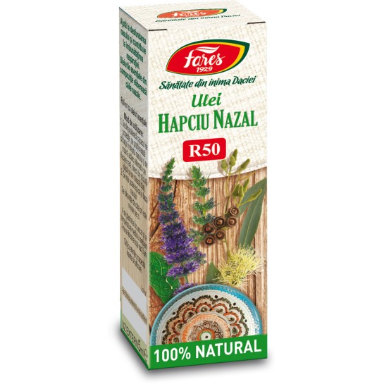 Ulei decongestionant nazal Hapciu Nazal R50, 5 ml, Fares 