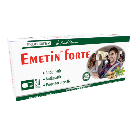 Emetin Forte, 30 capsule, Pro Natura