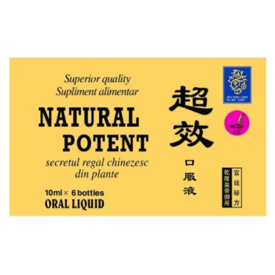Natural Potent, 6 fiole, Naturalia