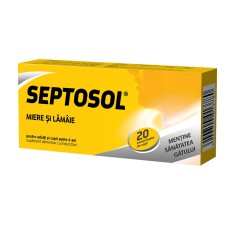 Septosol miere si lamaie, 20 comprimate, Biofarm