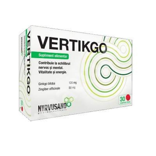 Vertikgo, 30 comprimate, Nyrvusano