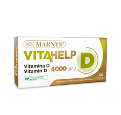 Vitamina D Vitahelp 4000UI, 60 capsule, Marnys