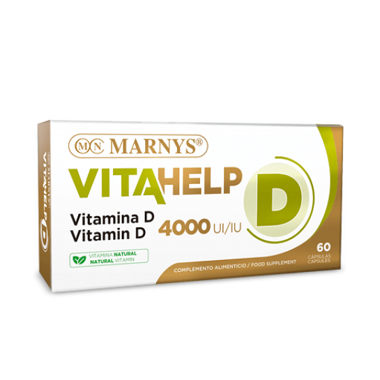 Vitamina D Vitahelp 4000UI, 60 capsule, Marnys