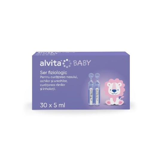 Alvita Baby ser fiziologic, 30 monodoze 5ml