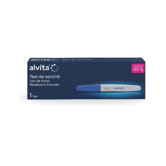Test de sarcina Alvita, 1 test