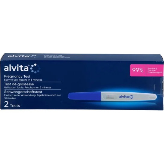 Test de sarcina Alvita, 2 teste