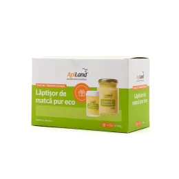 Laptisor de matca pur eco, 100g+25g, Apiland