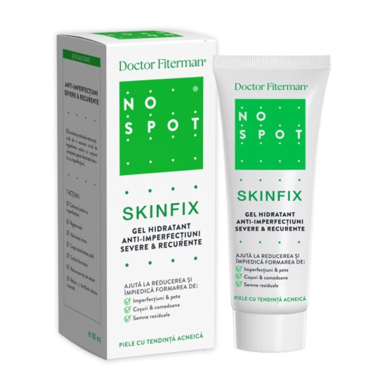Doctor Fiterman No Spot Skinfix gel hidratant anti-imperfectiuni, 50ml