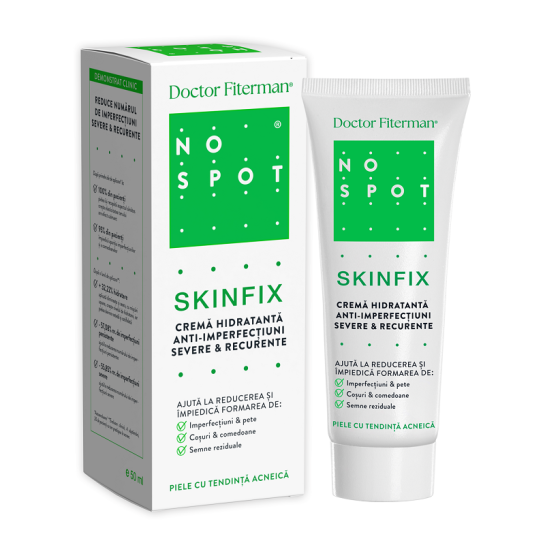 Doctor Fiterman No Spot Skinfix cremă hidratantă anti-imperfecțiuni, 50ml