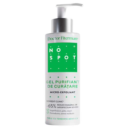 Doctor Fiterman No Spot gel purifiant de curățare, 200ml