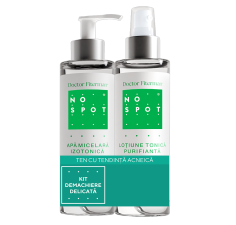 Doctor Fiterman No Spot kit apă micelară izotonică 250ml + loțiune tonică purifiantă 250ml