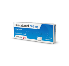 Paracetamol, 500mg, 20 comprimate, Antibiotice
