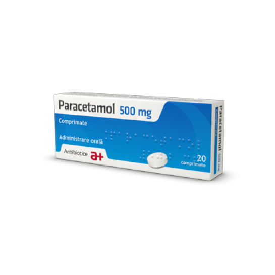 Paracetamol, 500mg, 20 comprimate, Antibiotice
