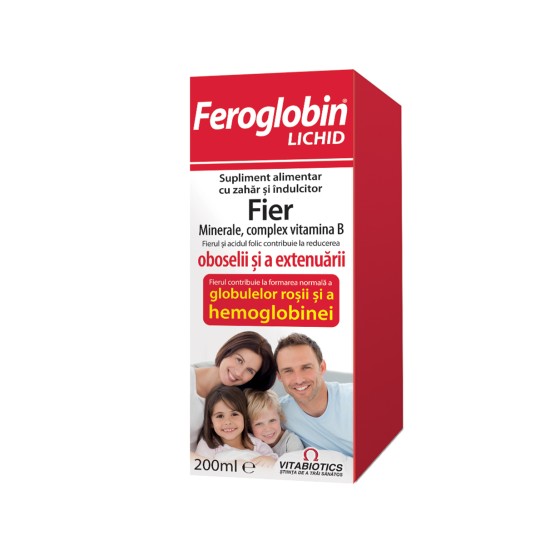 Feroglobin B12 sirop, 200ml, Vitabiotics 