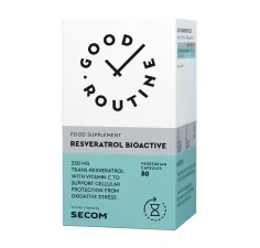 Resveratrol Bioactive, Good Routine, 30 capsule vegetale, Secom