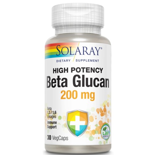 Beta Glucan, 200mg, 30 capsule vegetale, Secom