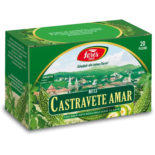 Ceai castravete amar M113, 20 plicuri, Fares