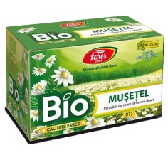 Ceai musetel Bio N132, 20 plicuri, Fares
