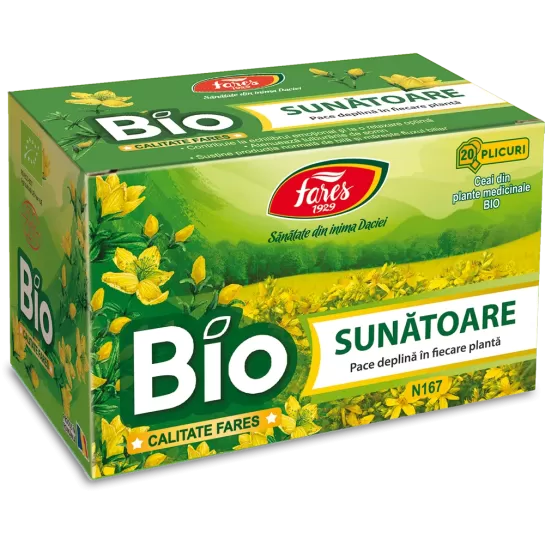 Ceai sunatoare Bio N167, 20 plicuri, Fares