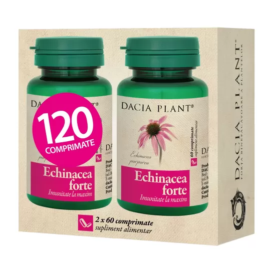 Echinacea forte, 120 comprimate, Dacia Plant