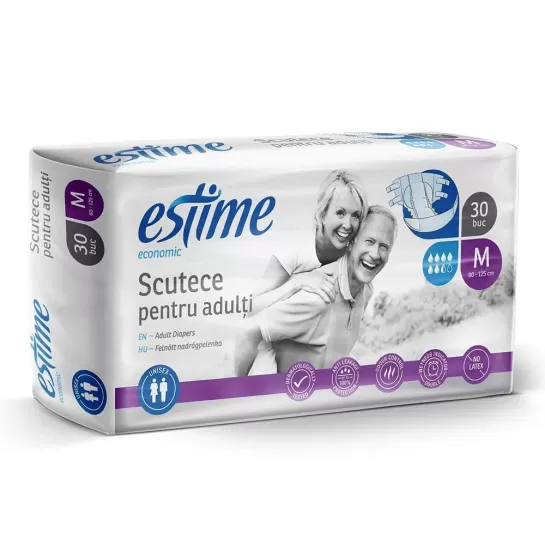 Scutece adult, Estime economic M, 30 bucati