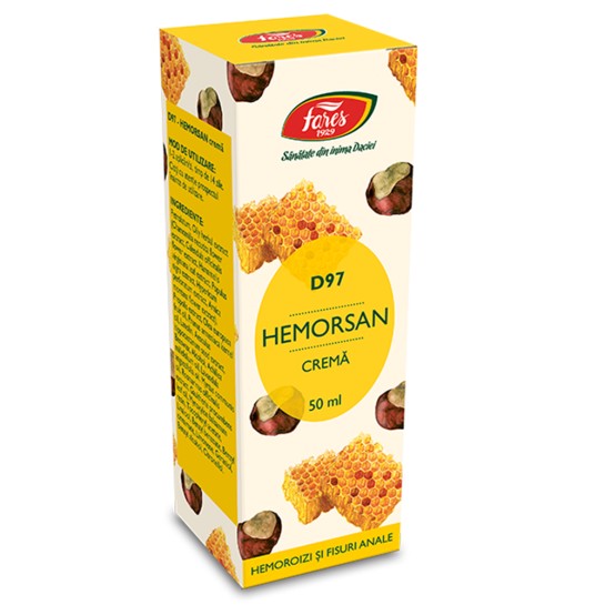 Hemorsan D97 crema, 50ml, Fares